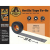Gorilla Glue Duct Tape, Black, 10 yd L, 1 in W 6100109 Gorilla Glue Duct Tape, Black, 10 yd L, 1 in W 6100109