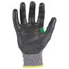 Knit Gloves, Cut Level A2 ,Dipped ,Polyurethane ,Smooth ,M 1 PR