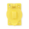 Weatherproof Cover, 1 Gang, Polycarbonate, Single Receptacle Cover Type