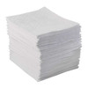 Brady Sorbent Pad, 20 gal, 15 in x 17 in, Oil, White, 100 PK BPO100