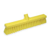 Vikan 16 in Sweep Face Broom Head, Medium, Synthetic, Yellow 31796