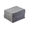 Brady Sorbent Pad, 17 gal, 15 in x 17 in, Universal, Gray, Polypropylene BPU500