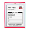 C-Line Products Shop Ticket Holder,Red,9 x 12",PK15 43914