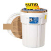 Spill Kit, 21 gal Volume Absorbed per Kit, 30 gal Capacity, Drum, White, 46