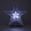 Alpine 8-Function LED 9 In. Star Christmas Tree Topper COR174A-TM 834174