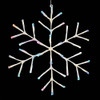 Alpine 16 In. LED Multi-Color Snowflake Hanging Lighted Decoration BYS138MC 816760