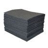 Brady Sorbent Pad, 27 gal, 15 in x 19 in, Universal, Gray, 100 PK MXU1000