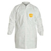 Disposable Shirt, L, Tyvek(R) 400, Snap, Open Cuff, Serged Seam, 50 PK  TY303SWHLG005000
