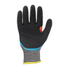 Coated Gloves, HPPE/Nitrile Palm, Acrylic Lining, Black/Blue, M ( 8 )