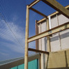 Bird Barrier Bird Repellent Netting,50 ft L,1250sq ft N1-B1100