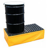 Ultratech Spill Pallet, 66 gal Spill Capacity, 2 Drums, 1,200 lb Load Capacity, Polyethylene 1345