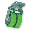 Hamilton Dual Whel Castr,Plyurthan,4 in.,1500 lb. S-HS2-4DB
