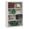 Tennsco 4-Shelf Stationary Bookcase, 52"x34-1-2" Light Gray B-53LG