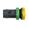 Schneider Electric Pilot Light,Yllw,LED Lamp Type XB5EVG8
