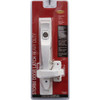 Larson White Heavy-Duty Keyed Push Button Door Latch CH2010301 199696