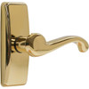 Larson Georgian Brass Lever Storm Door Latch CH3010701 183839