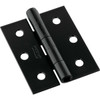 National Hardware 3 In. Square Corner Black Screen Door Hinge (2-Pack) N115-451