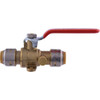 SharkBite 1-2 In. Brass Push-Fit Ball Valve with Drain & Mounting Tab UR24615A 415962