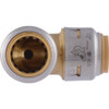 SharkBite 1-2 In x 1-2 In. 90 Deg. Push-to-Connect Brass Elbow with Drain UR5248A 454352