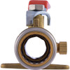 SharkBite 3-4 In. Brass Push-Fit Ball Valve with Drain & Mounting Tab UR24616A 477372