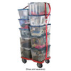 Snap-Loc Gen. Prpose Dolly, Open, Flush, 1500lb, Red SL1500D6R