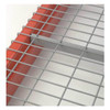 Pallet Rack Decking, Steel Wire, 58 in W, 36 in D, Silver, Zinc Finish, Gauge: 5