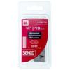 Collated Pin Nail, 3-4 in L, 23 ga, Galvanized, Headless Head, Straight, 2600 PK  CZ11EAAR