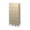 Tennsco Locker End Base,End,Gray,6"x18"x18" EB-18 GRAY