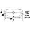 Floor Mount Vibration Isolator, Spring, Spring Color: Black  5C128