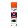 Precision Line Marking Paint, 17 oz, Fluorescent Orange, Water-Based
