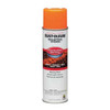 Construction Marking Paint, 17 oz., Fluorescent Orange, Water -Based