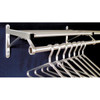 Glaro Coat Rack,1 Shelf,36 In W,Satin Aluminum 501-36SA