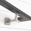 National Hardware 3-5-16 In. Satin Nickel Reed Handrail Bracket N830-525 209482