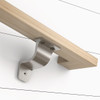 National Hardware 3 In. Satin Nickel Cooper Handrail Bracket N830-520 204910