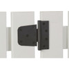 National Hardware 3-1-2 In. Matte Black Extra Heavy-Duty Steel Gate Hinge N109-021 201586