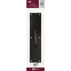 National Hardware Oil Rubbed Bronze Pull Plate