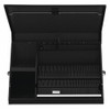 Crossover Triangle Tool Box, Black, Steel, 36 in W x 17-1-2 in D x 21-1-2 in H  XL450B