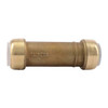 Sharkbite Push-Fit Coupling Fitting, 3/4 in Tube Size, Brass, Brass UIP3016