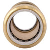 Sharkbite Push-Fit Coupling Fitting, 3-4 in Tube Size, Brass, Brass UIP3016