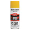Rust-Oleum Spray Paint, OSHA Safety Yellow, Gloss, Solvent, 12 oz 1644830