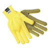 Cut Resistant Coated Gloves, Cut Level A3 ,Dotted ,PVC ,Dotted ,M 12 PK