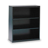 Tennsco 3-Shelf Stationary Bookcase, 40"x34-1/2" Black B-42BK