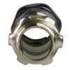 Raco EMT Grounding Connector, 1 in, Compression, Steel, Plain, Blue; Gray 2904RT