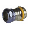 EMT Grounding Connector, 3/4 in, Compression, Steel, Zinc Plated, Blue; Gray