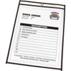 C-Line Products Shop Ticket Holders,Clear,9 x 12",PK25 46912