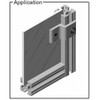 Faztek Panel Retainer,Anodized,Aluminum 10AC7810