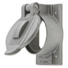 Weatherproof Cover, 1 Gang, Cast Aluminum, Single Receptacle Cover Type  HBL7770