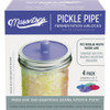Masontops Regular Mouth Pickle Pipe Silicone Fermentation Airlocks (4-Pack) PPI4R 617027