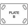 Swivel NSF-Listed Plate Caster,Phenolic,6 in,900 lb  P21S-PH060D-14-BC-SS