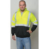 Utility Pro Hi-Viz Sweatshirt, Yellow-Blk, Polymide, M UHV425-M-BLKYLW